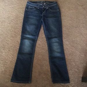 Bootcut denim pants